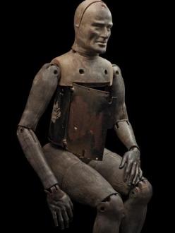 World War Two parachute crash test dummy.