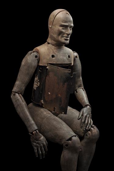 World War Two parachute crash test dummy.