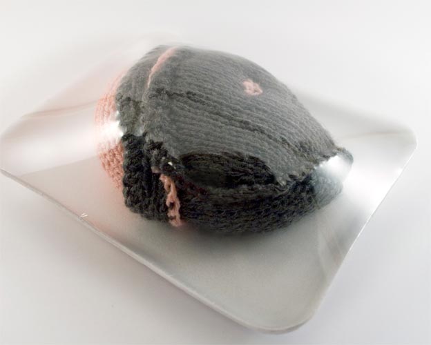 Stephanie Casper Knit Meat fish head Stephanie Casper Knit Meat fish head