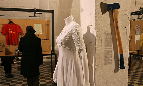Installation view, Museum of Broken Relationships.