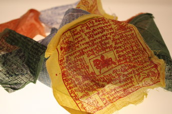 Tibetan prayer flags.
