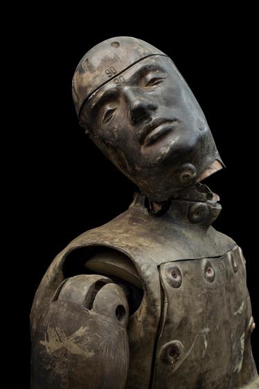 World War Two parachute crash test dummy.